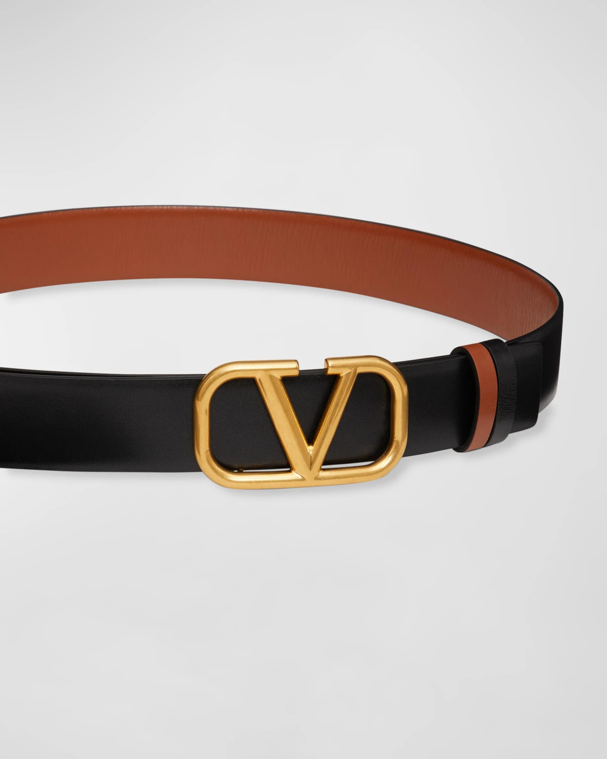 VLOGO Reversible Leather Belt