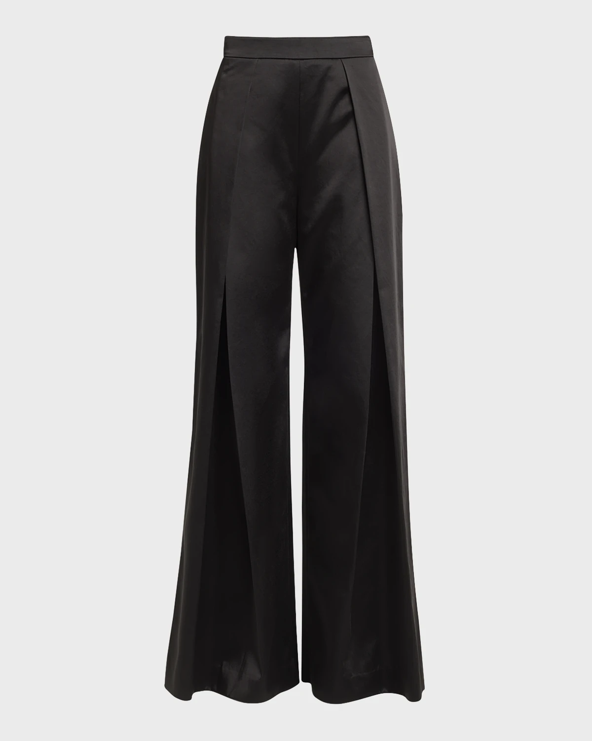 Pleated Wide-Leg Pants