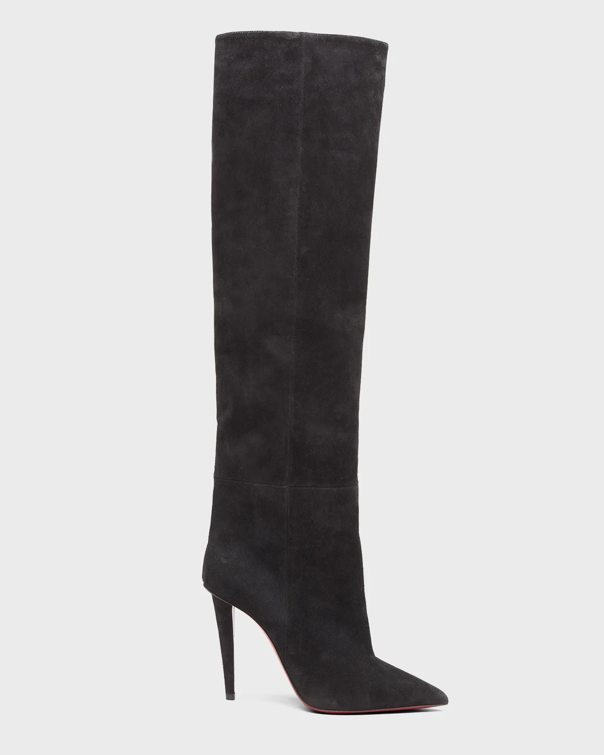 Suede Red Sole Over-The-Knee Boots