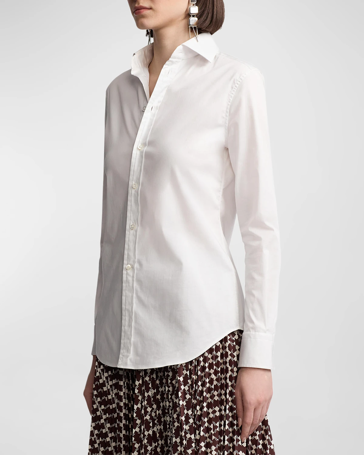 Charmain Stretch Poplin Shirt