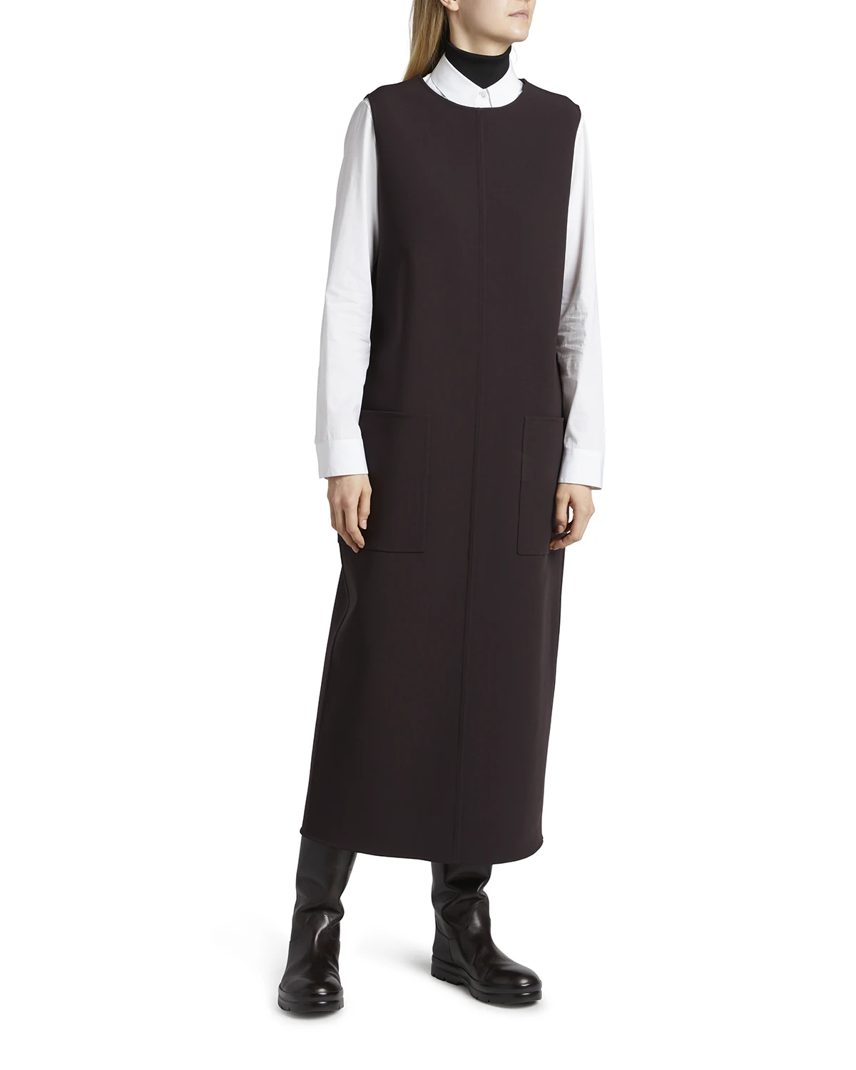 Worthy Cashmere-Wool Midi Dress