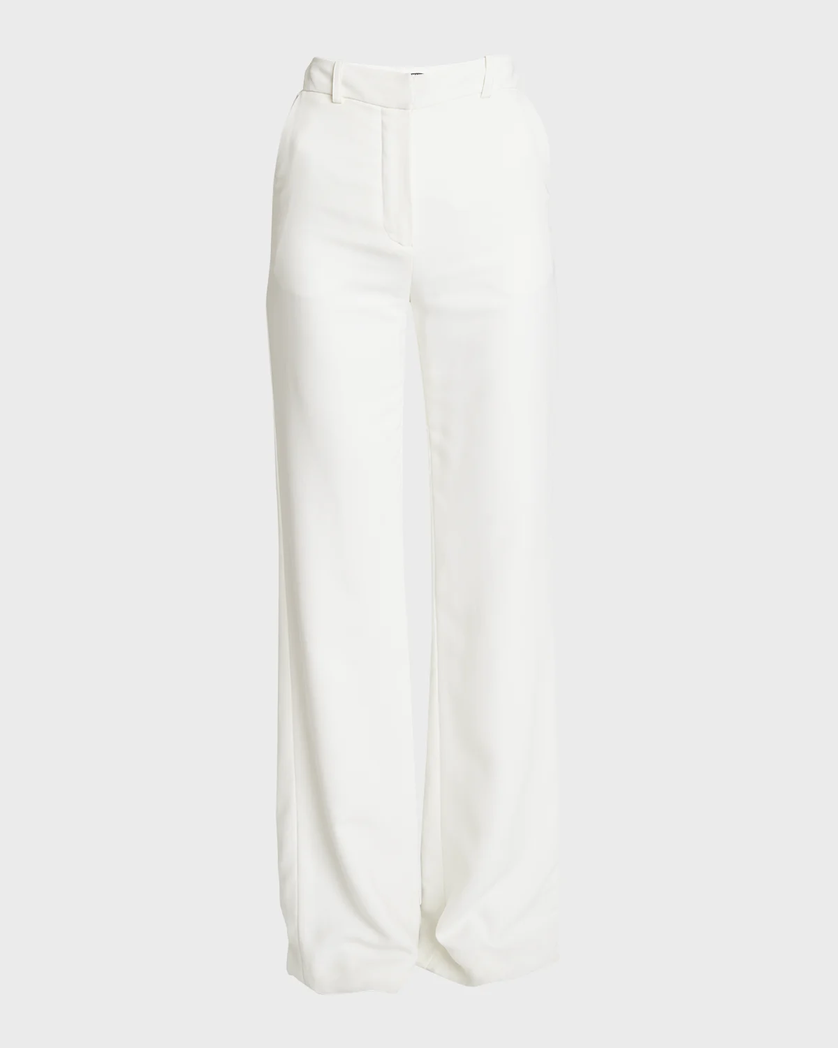 High Waist Crepe Flare Pants