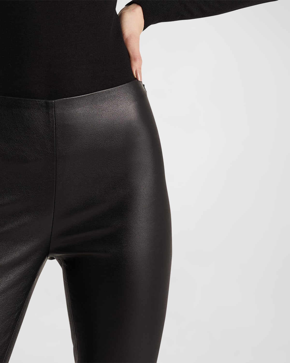 Eleanora Leather Skinny Pants