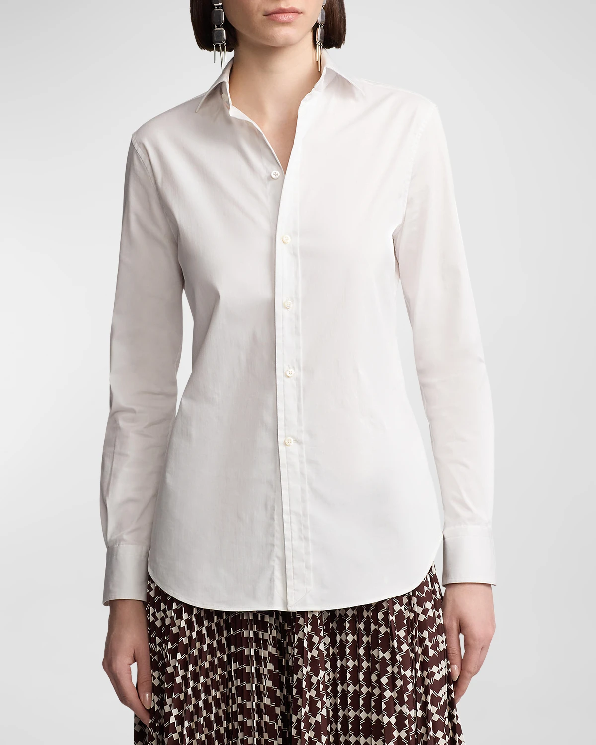 Charmain Stretch Poplin Shirt