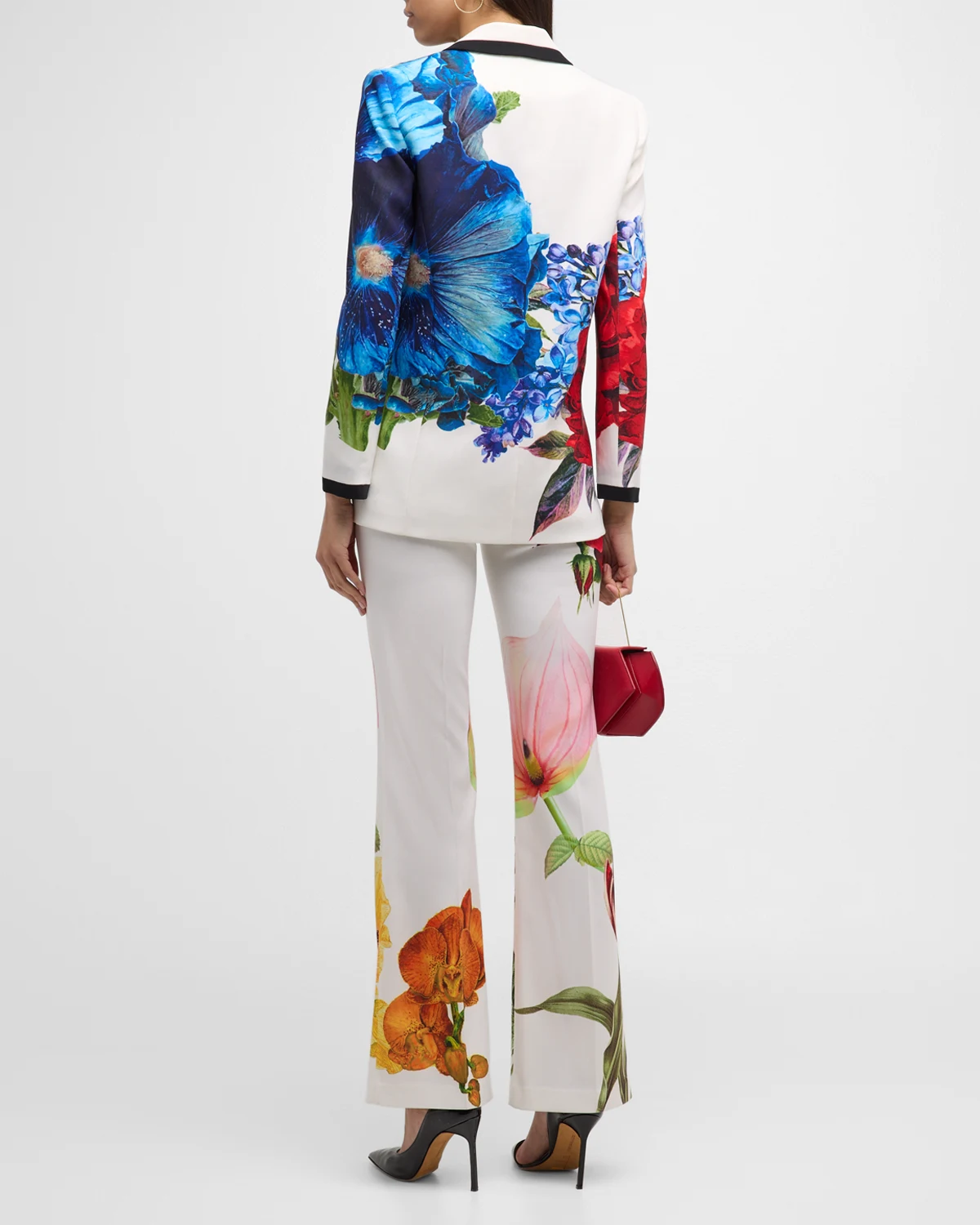 Livi Floral Le Parisien Mid-Rise Bootcut Trousers 