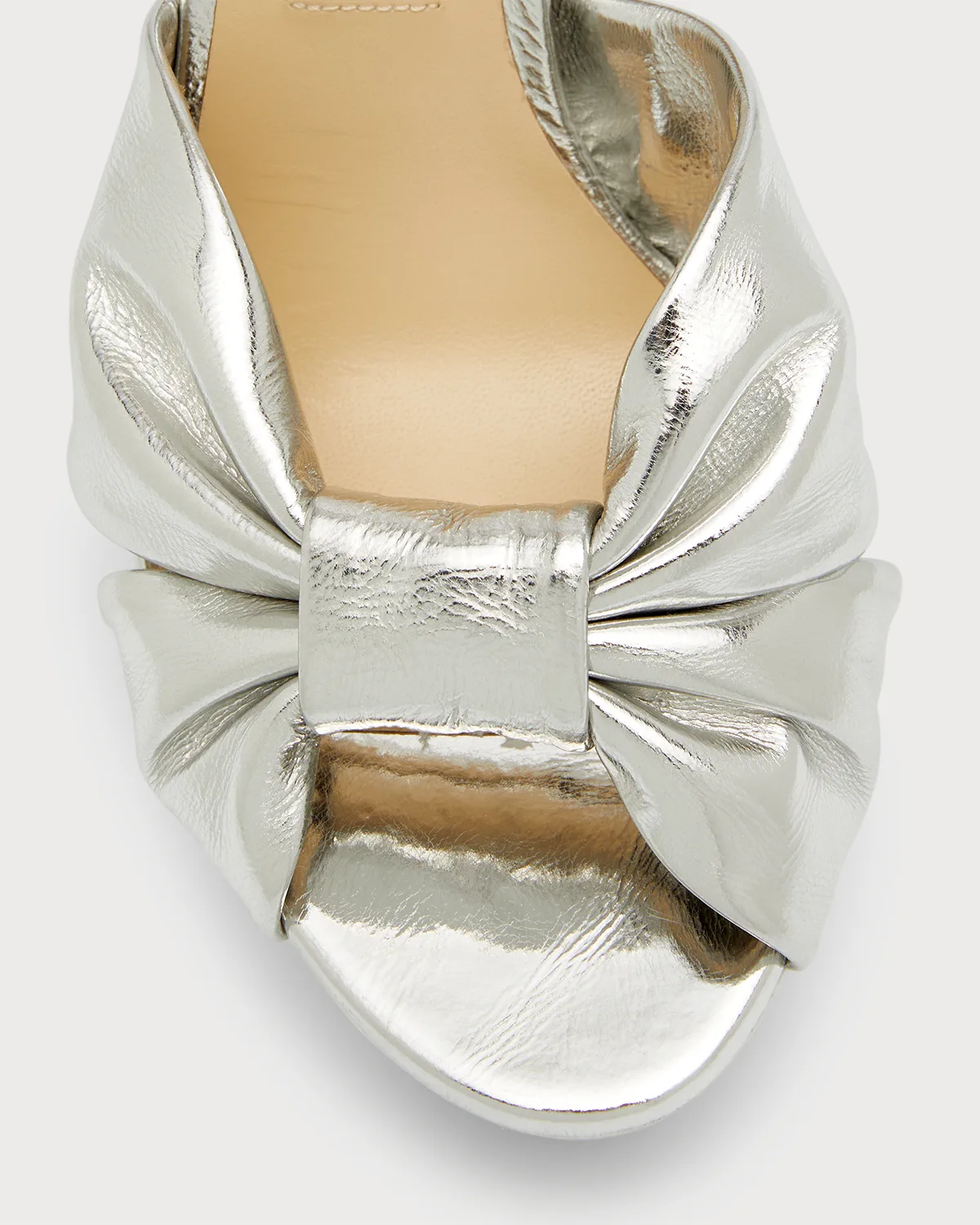 Heloise Metallic Ankle-Strap Platform Sandals