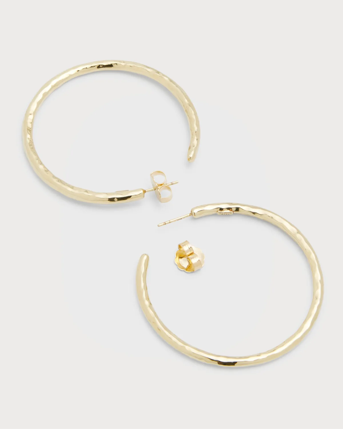 Large Hoop Earrings in 18K Gold