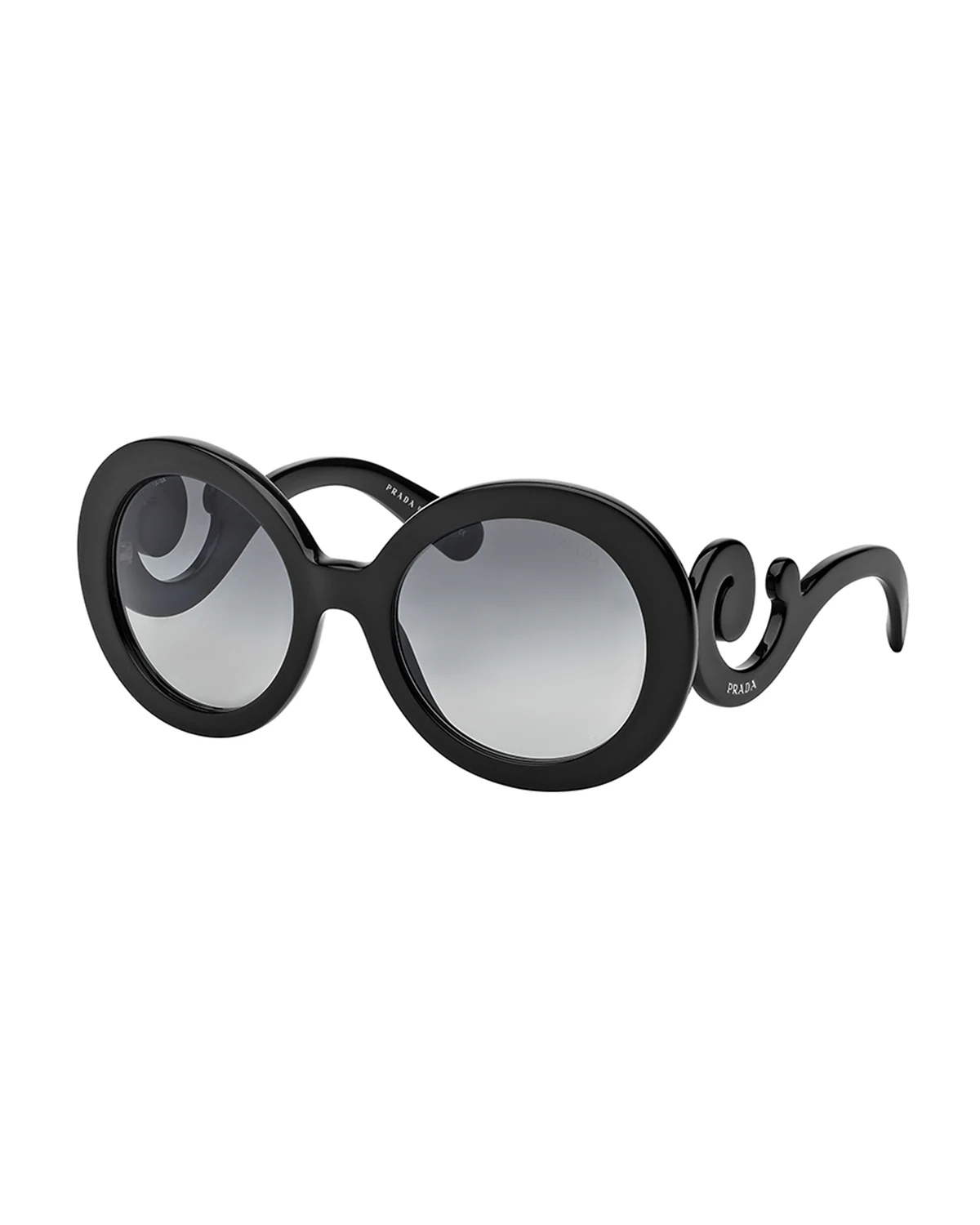 Gradient Round Scroll Sunglasses