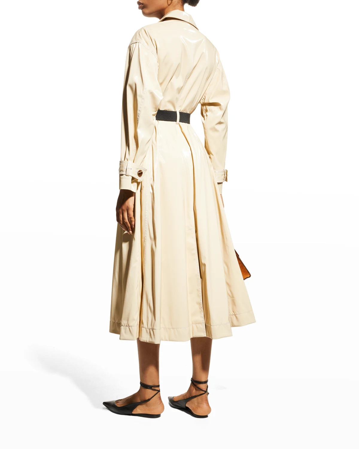 Coated Reversible Trench Coat