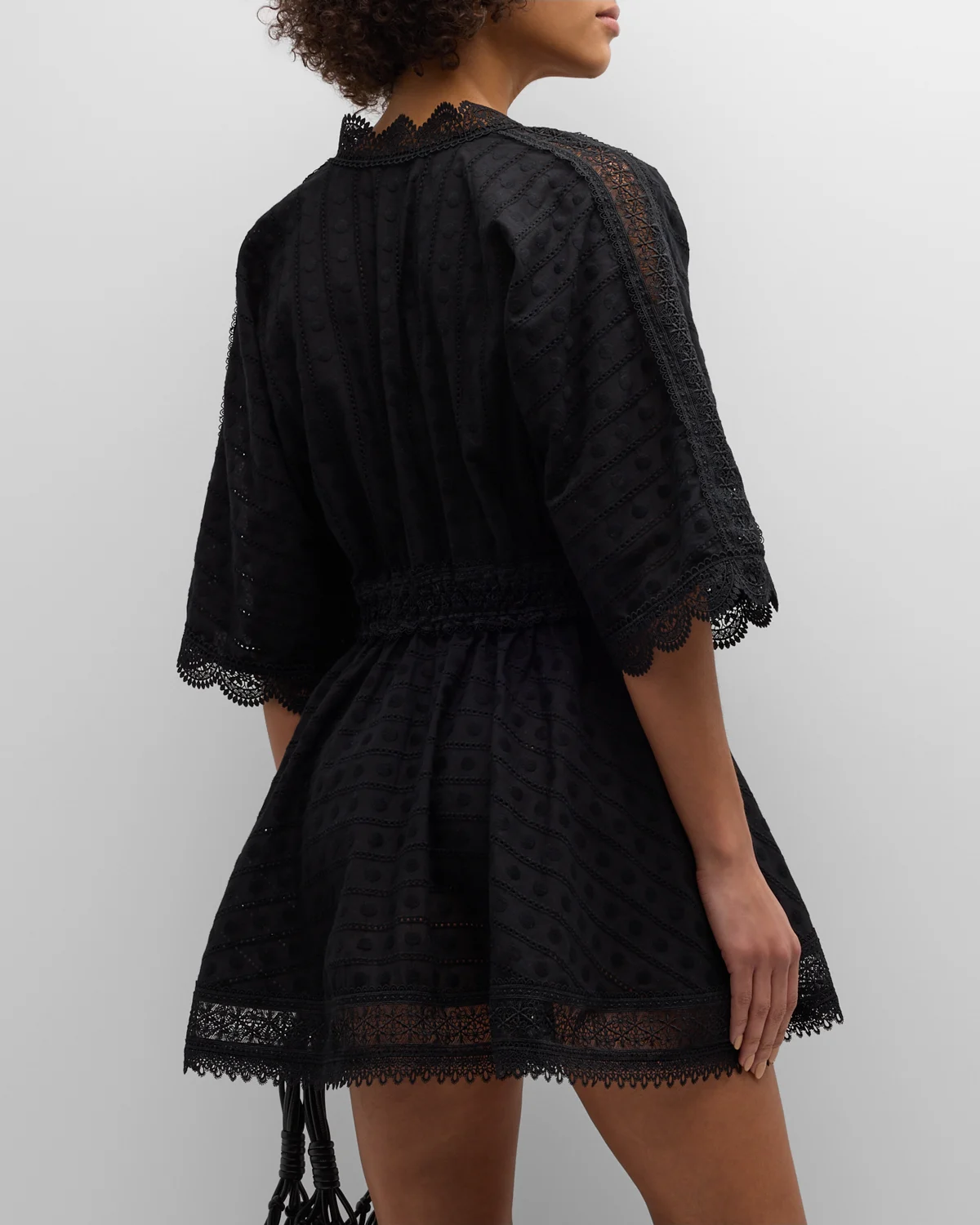 Oxana Embroidered Kimono Coverup 