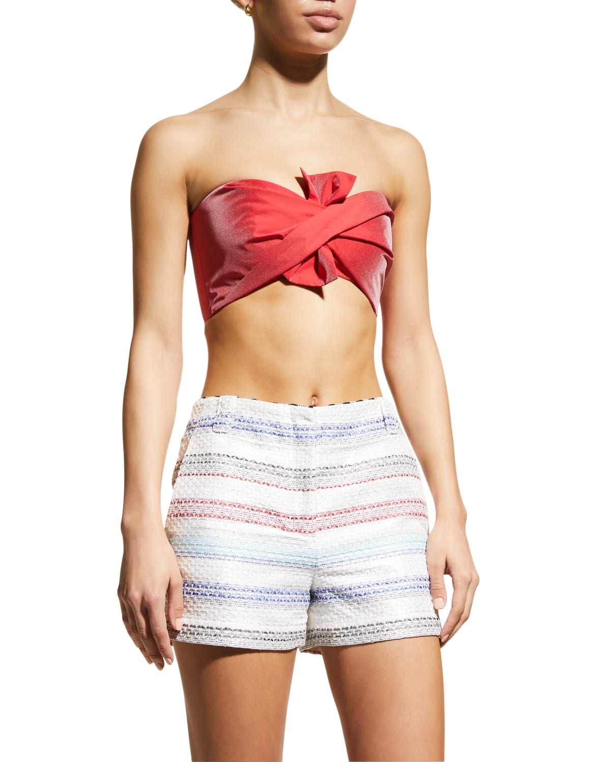 Metallic Knot-Front Bandeau