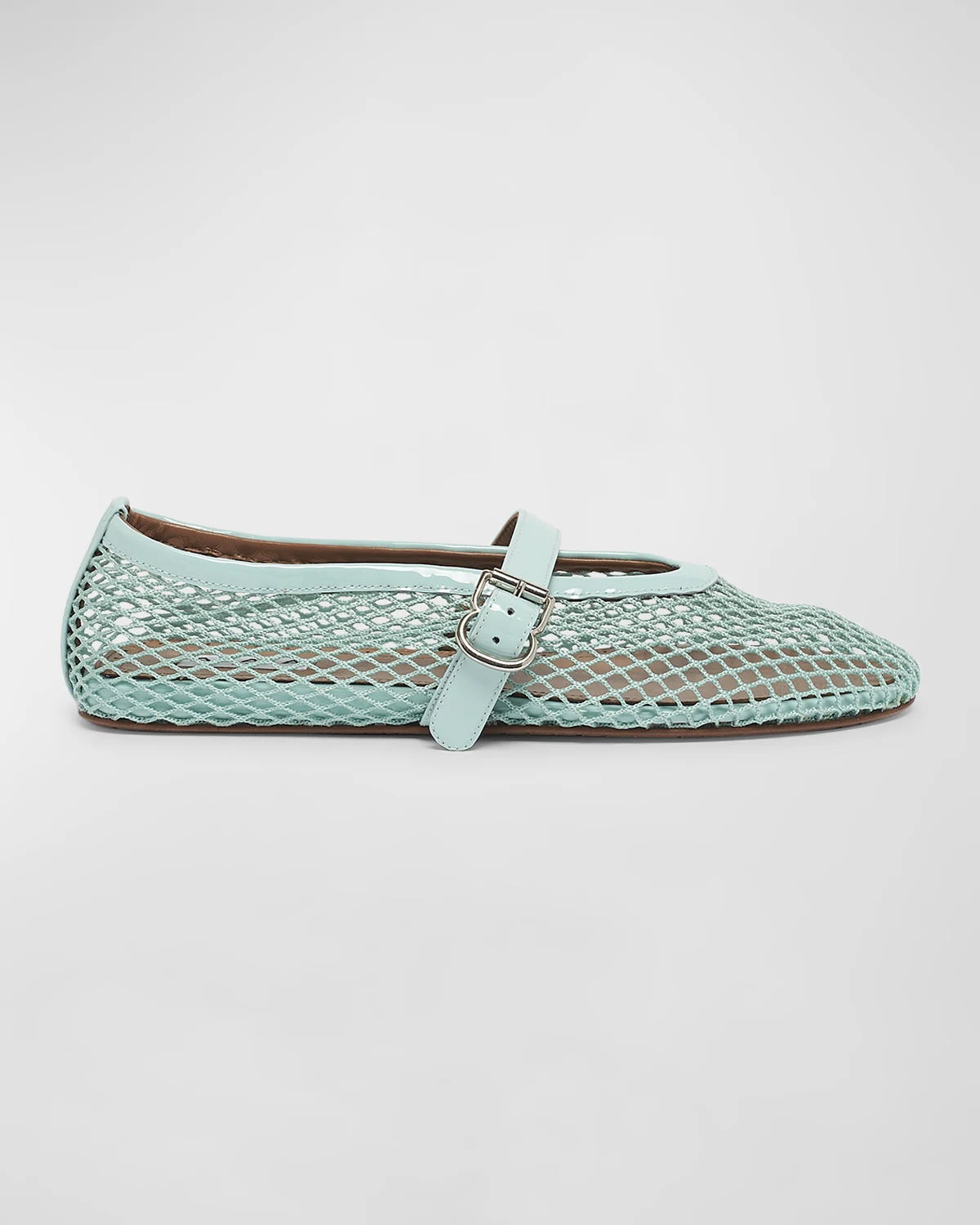 Mesh Mary Jane Ballerina Flats