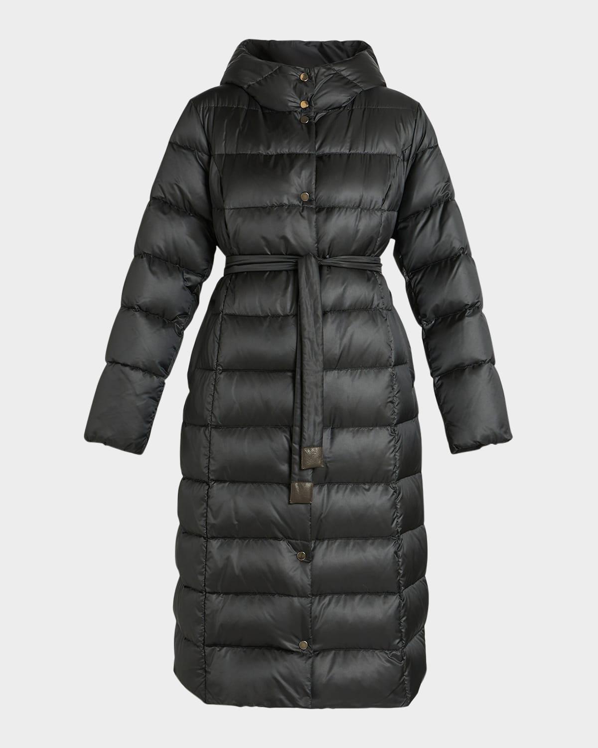 Plus Size Cerea Hooded Puffer Coat