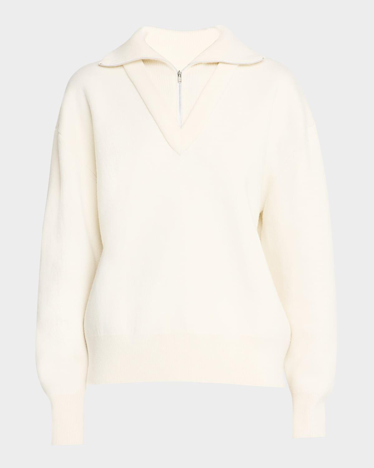 Double Layer Wool Cashmere Pullover