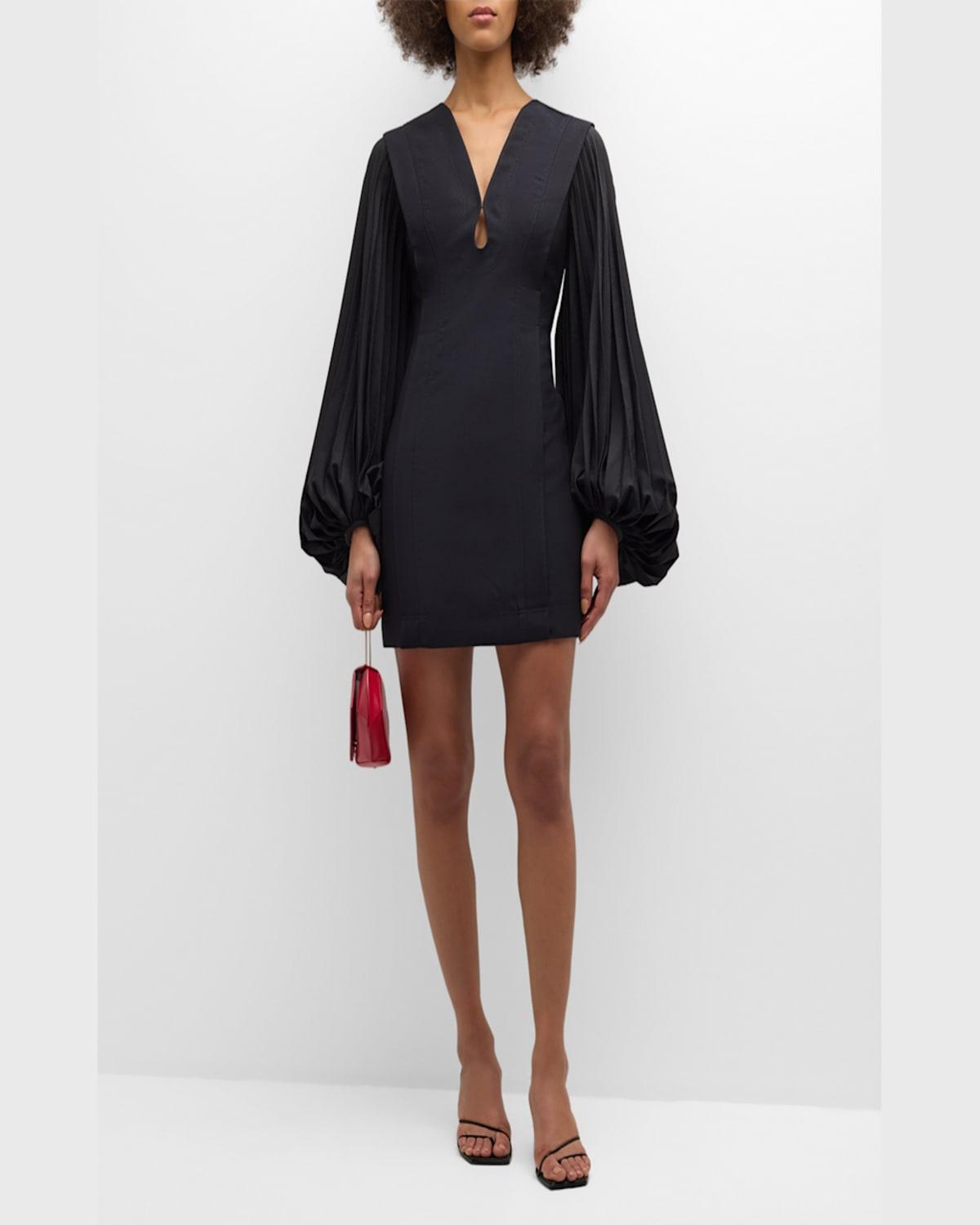 Theodore Long-Sleeve Mini Dress 