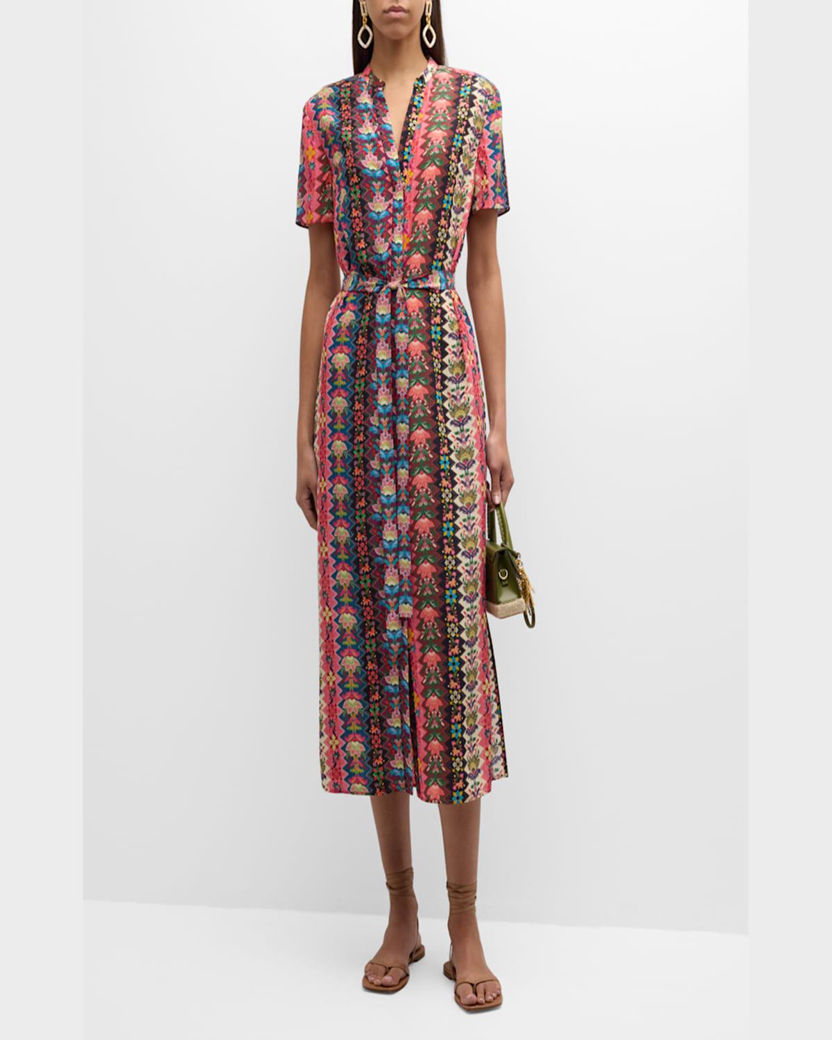 Vicki Printed Midi Dress