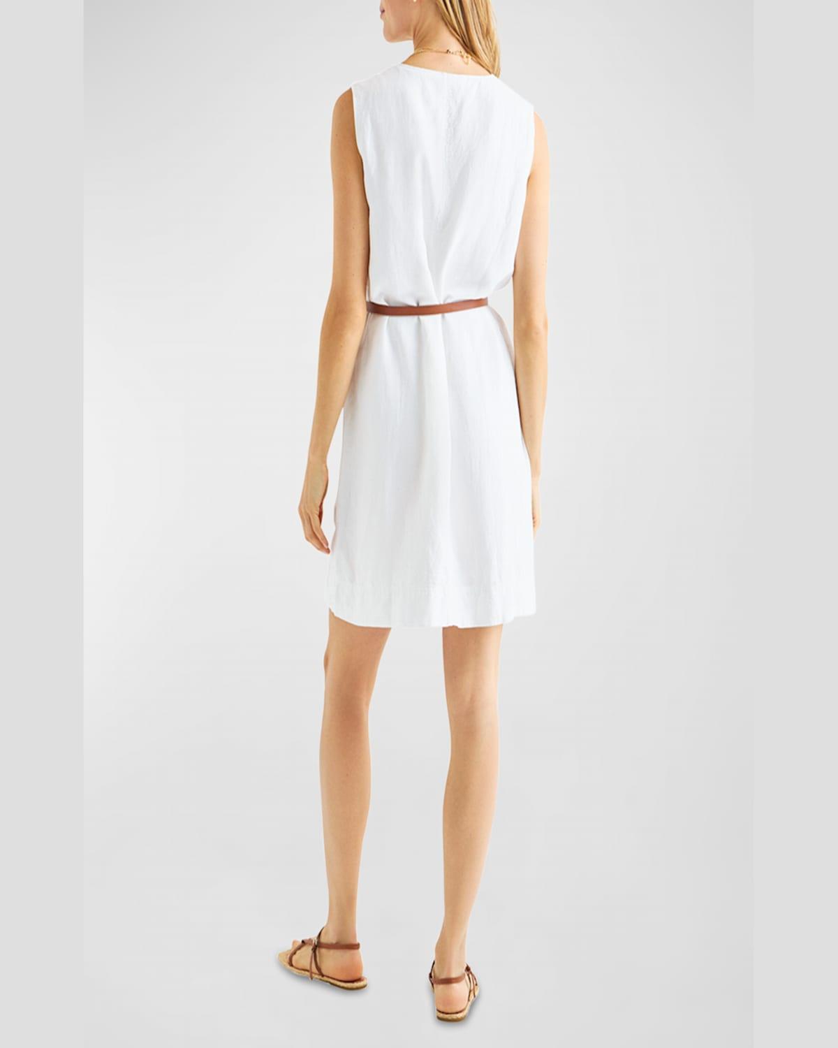 Dawson Sleeveless Linen Mini Dress