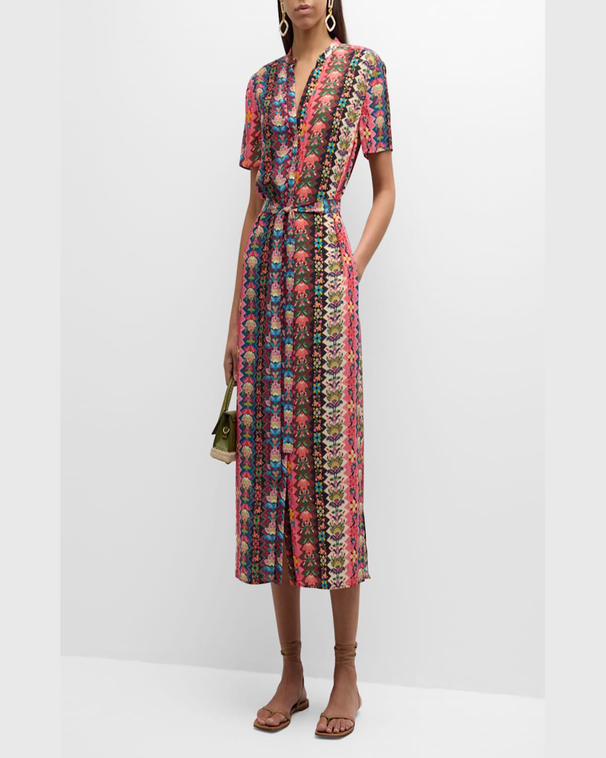 Vicki Printed Midi Dress