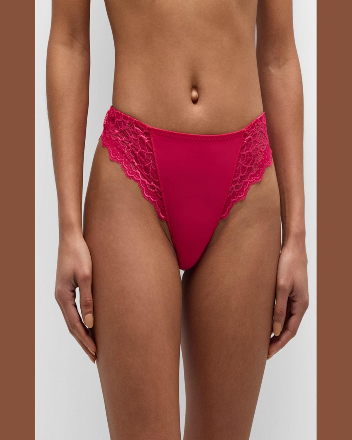 Caresse Lace Mesh Thong