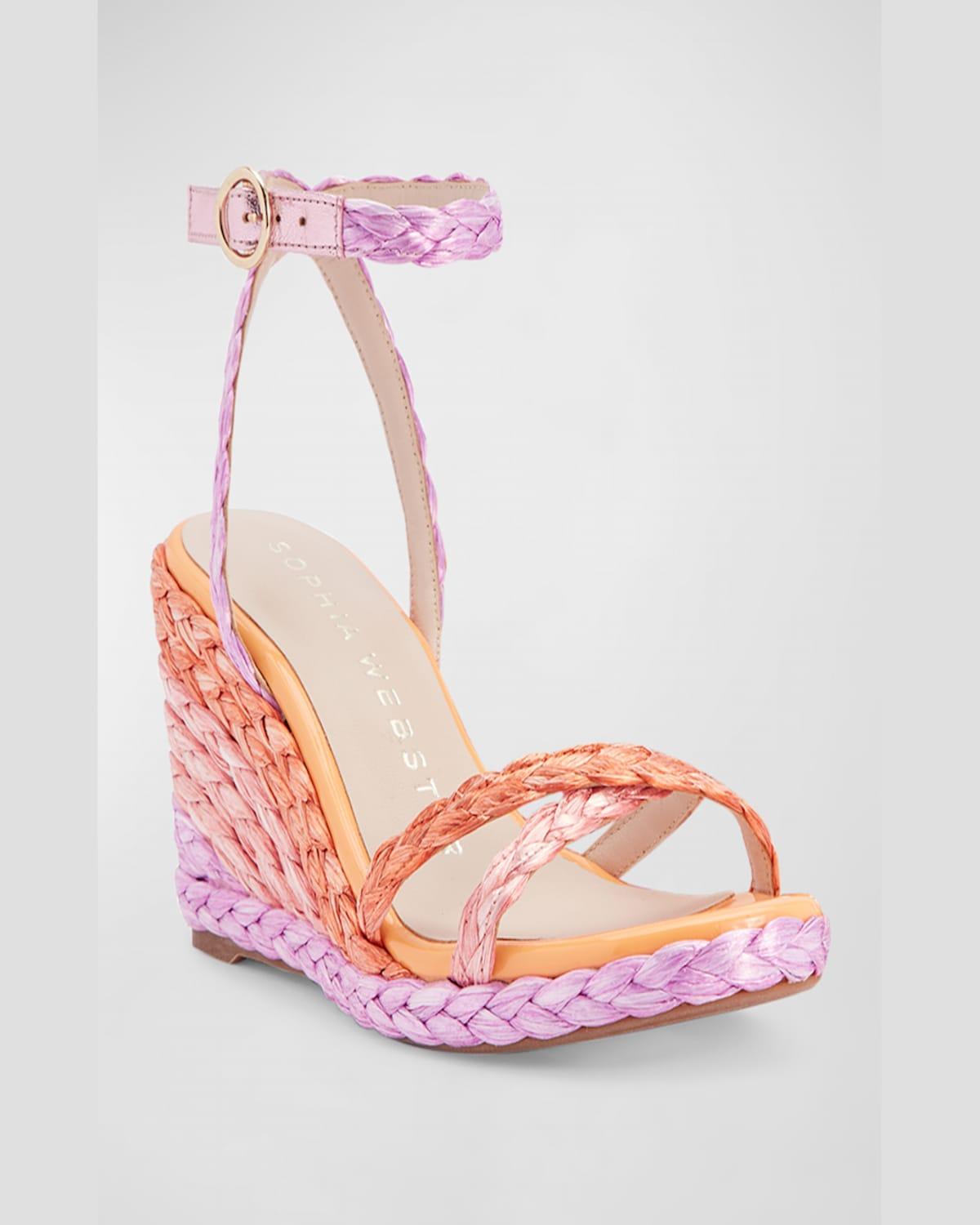 Ines Wedge Raffia Espadrilles