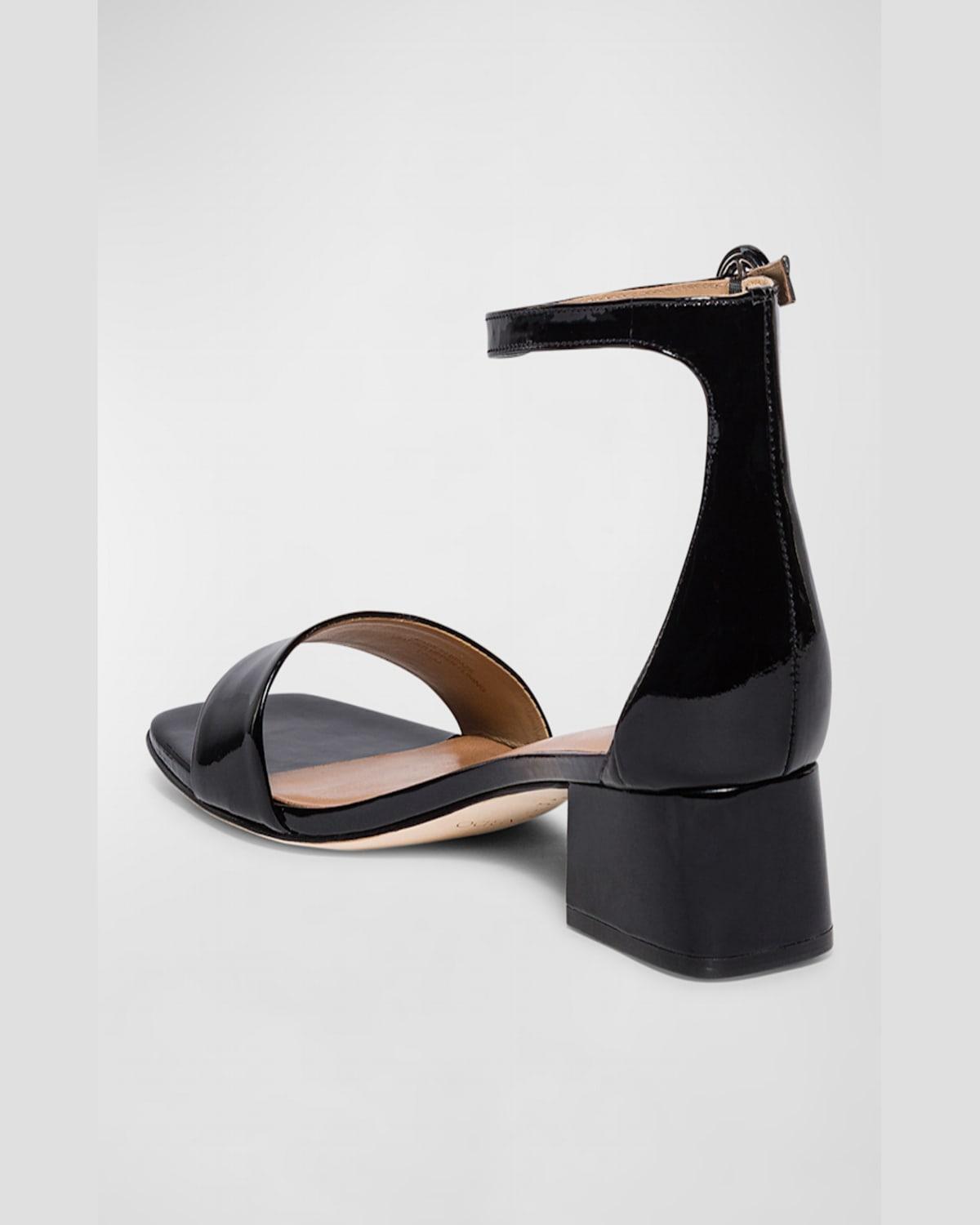 Jalena Patent Ankle-Strap Sandals