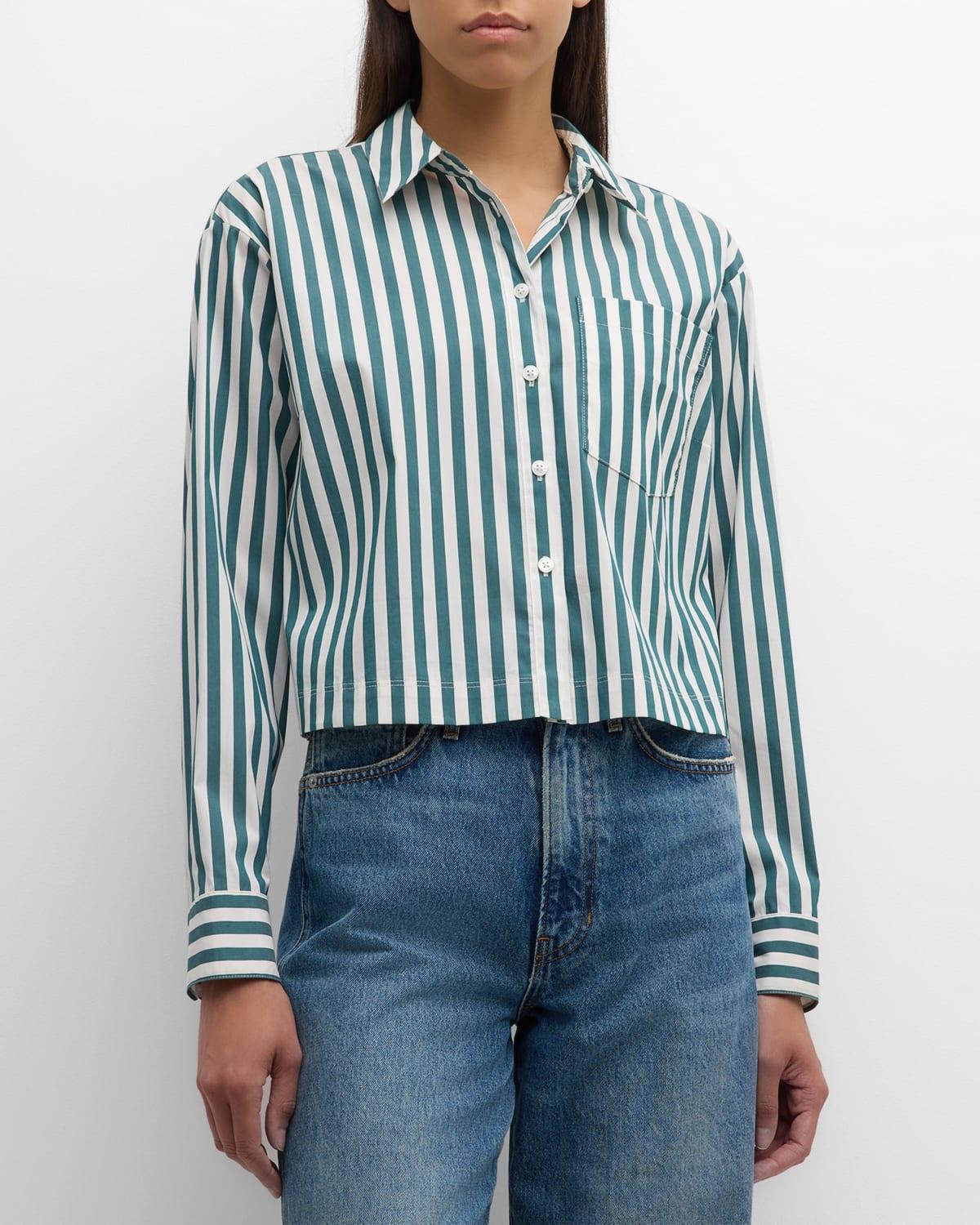 Maia Stripe Long-Sleeve Shirt