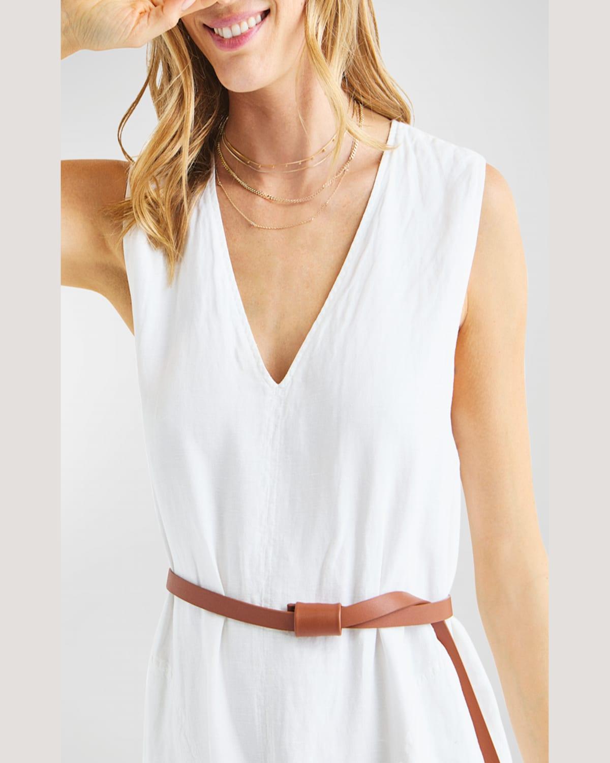 Dawson Sleeveless Linen Mini Dress