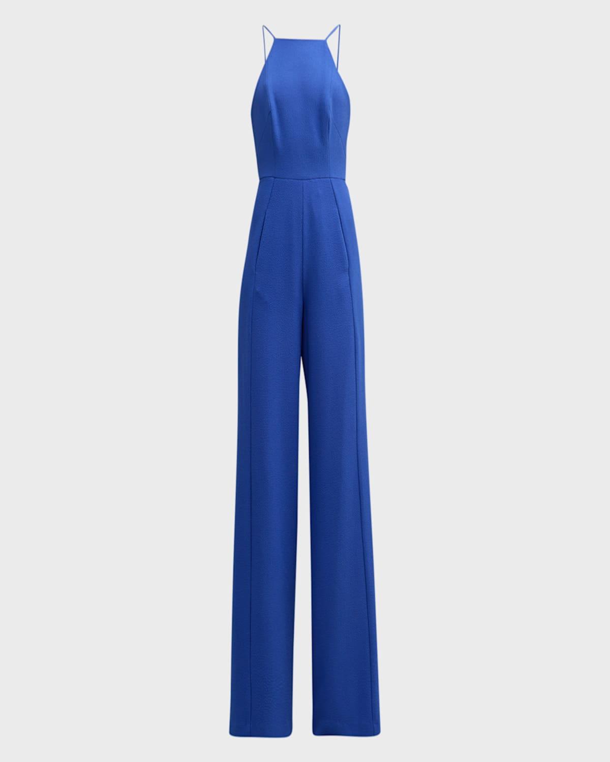 Joaquin Wide-Leg Halter Jumpsuit