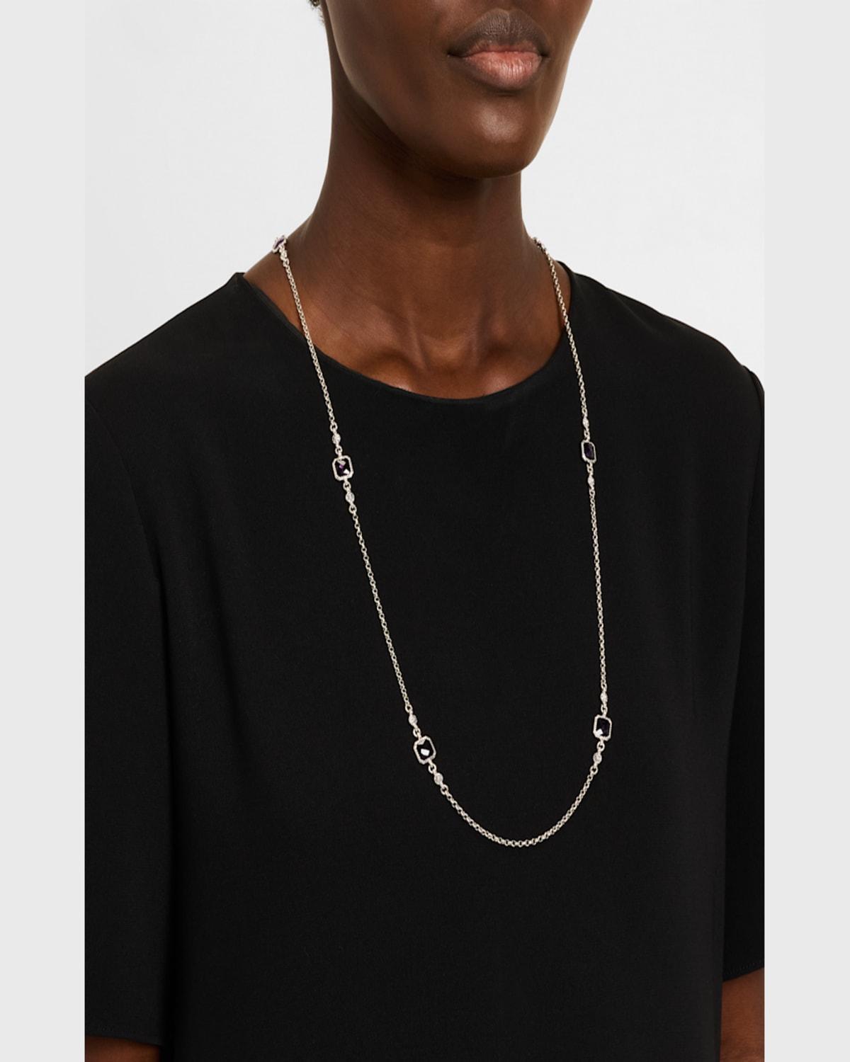 Anthos Square Station Necklace