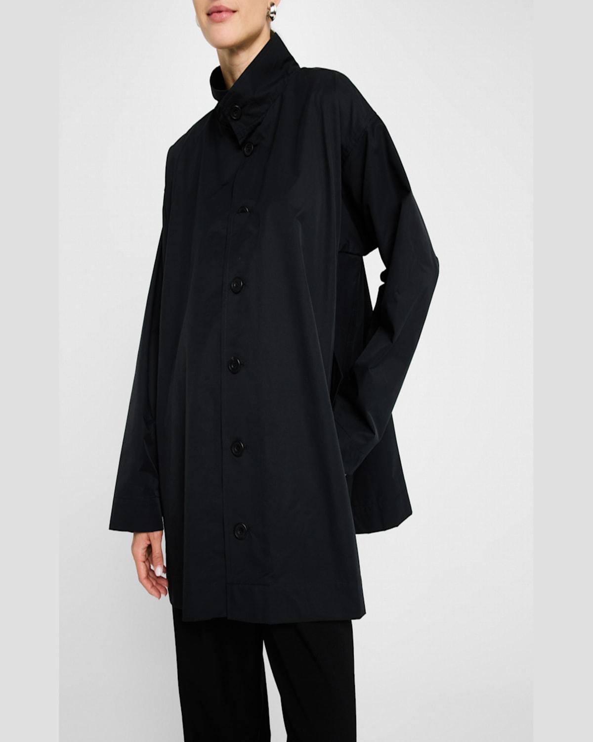 Caucasus High Neck Raincoat (Long Length)