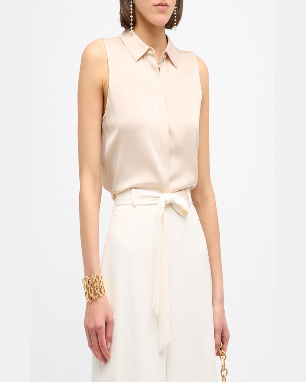 Celine Sleeveless Georgette Blouse