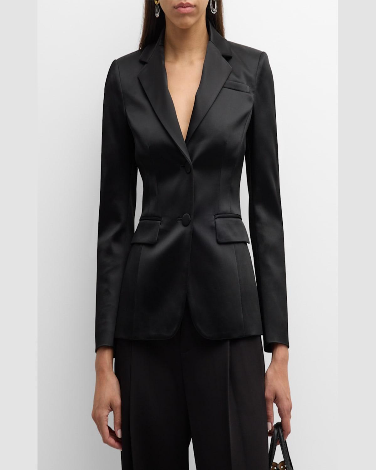 Fenice Satin Blazer Jacket