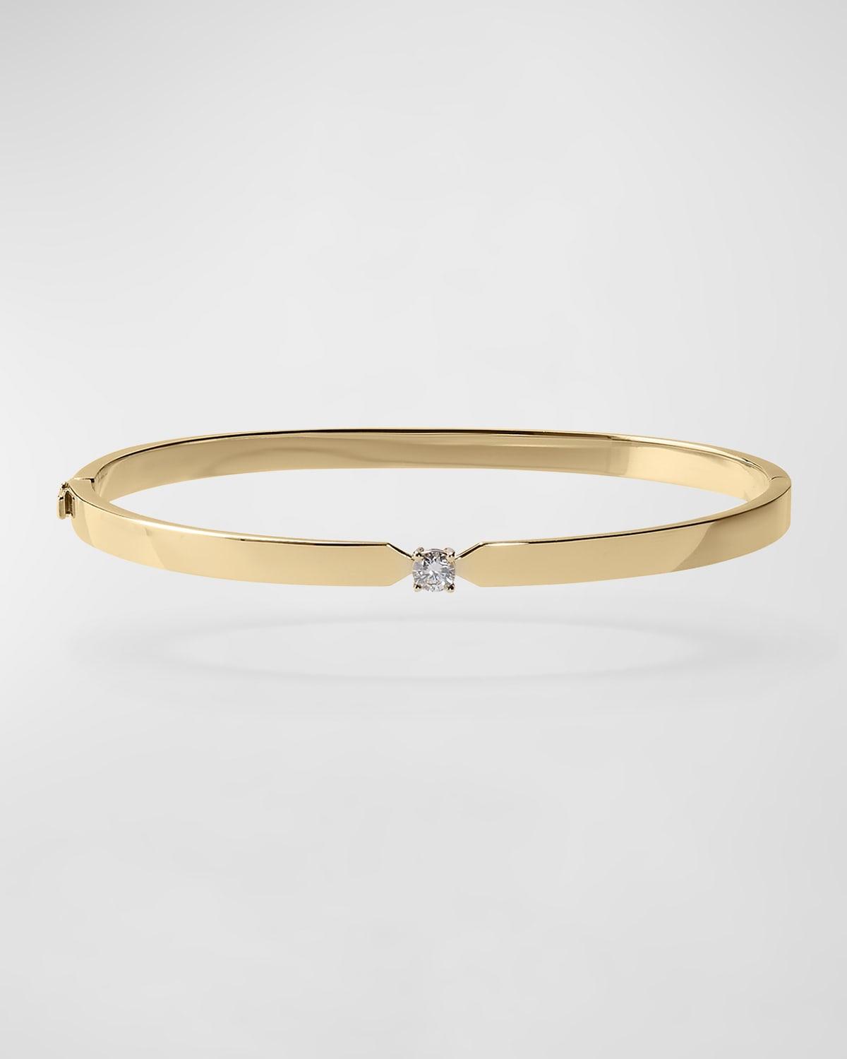 Vanity Solo Diamond Faux Tension Bangle