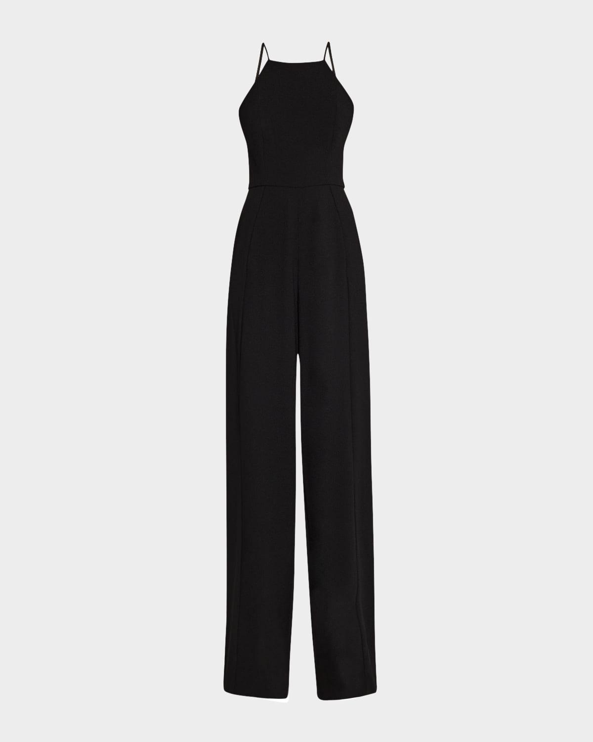 Joaquin Wide-Leg Halter Jumpsuit