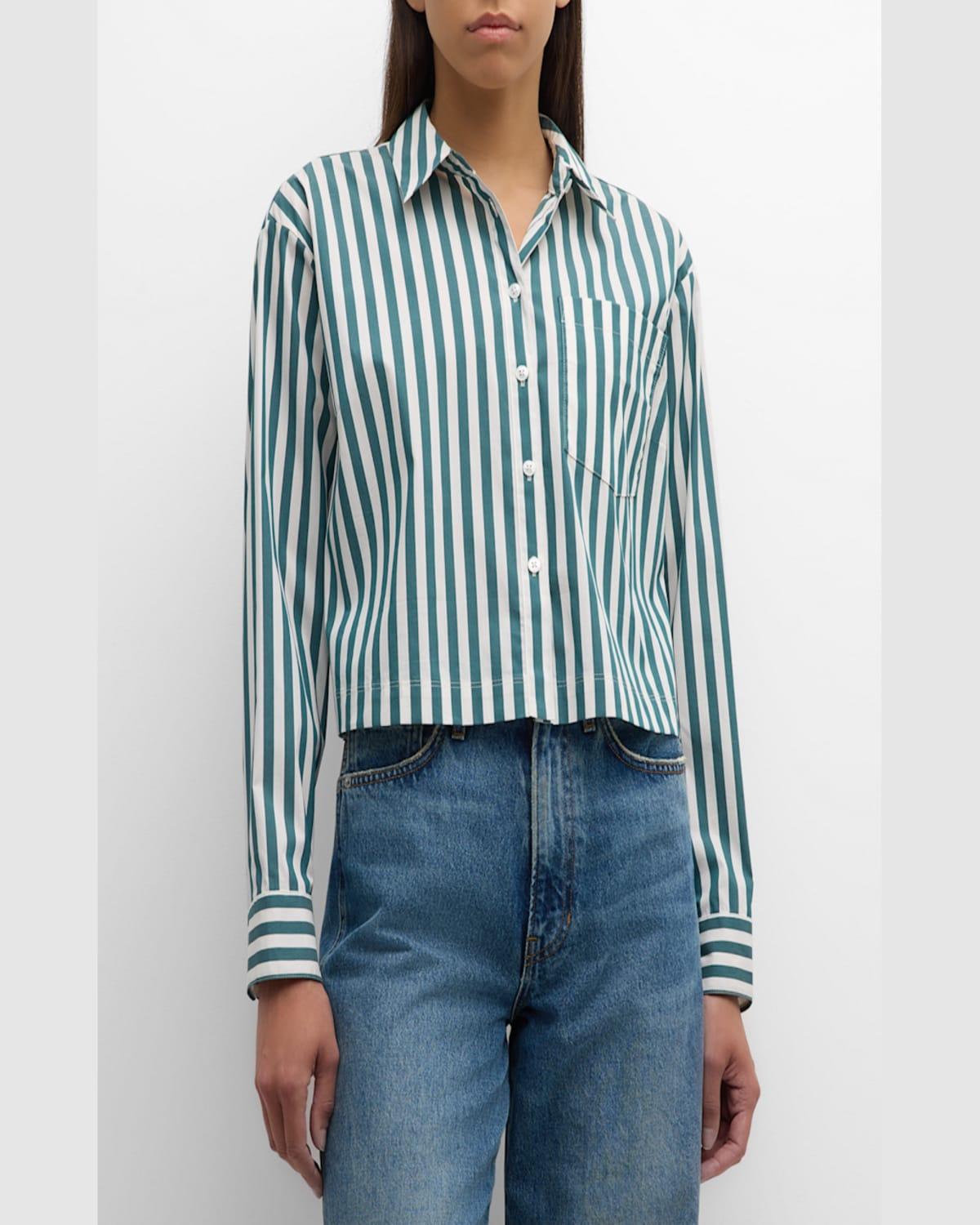 Maia Stripe Long-Sleeve Shirt