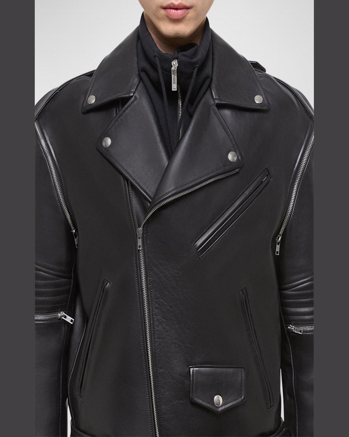 Men's Astro Leather Biker Jacket