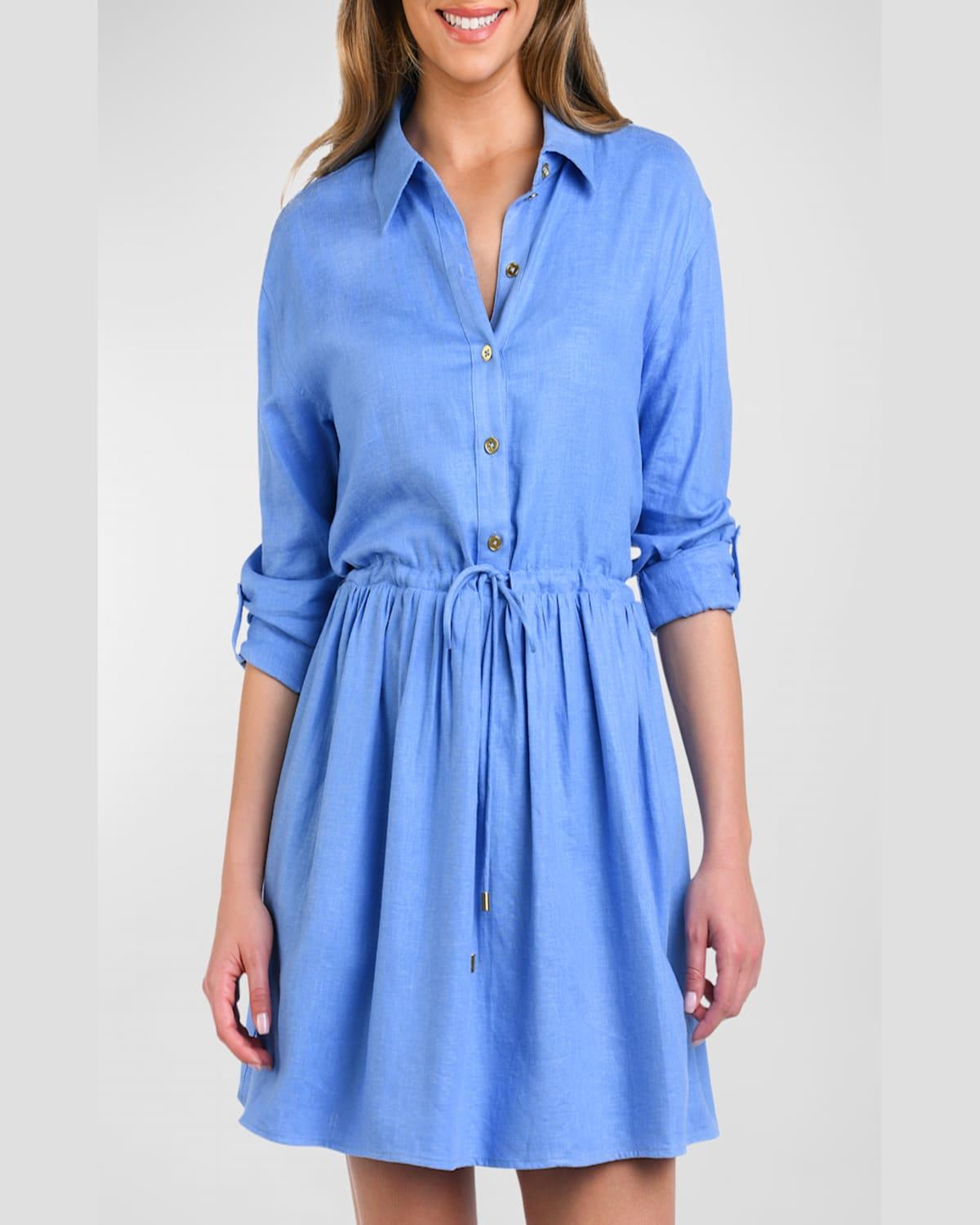 Delphine Coast Mini Shirtdress