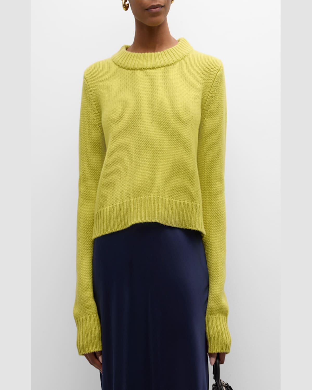 Wool Cashmere Solid Mini Marin Sweater