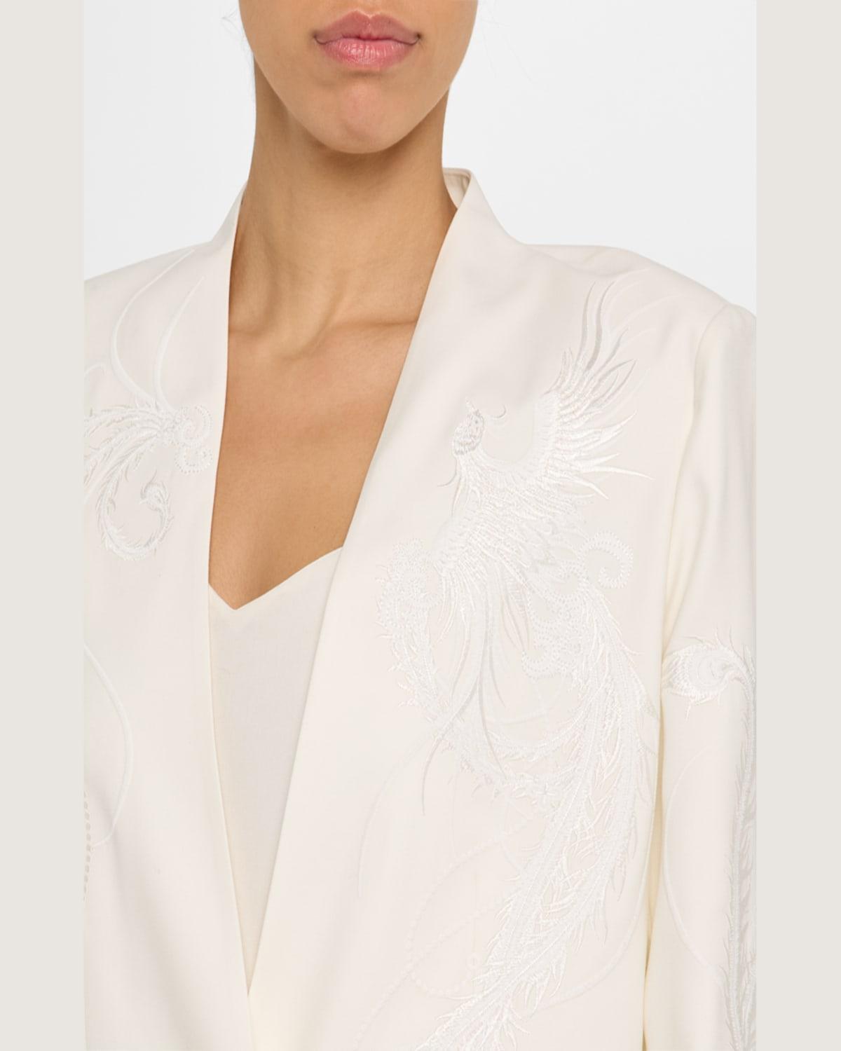 Sydney Embroidered Wool-Blend Jacket