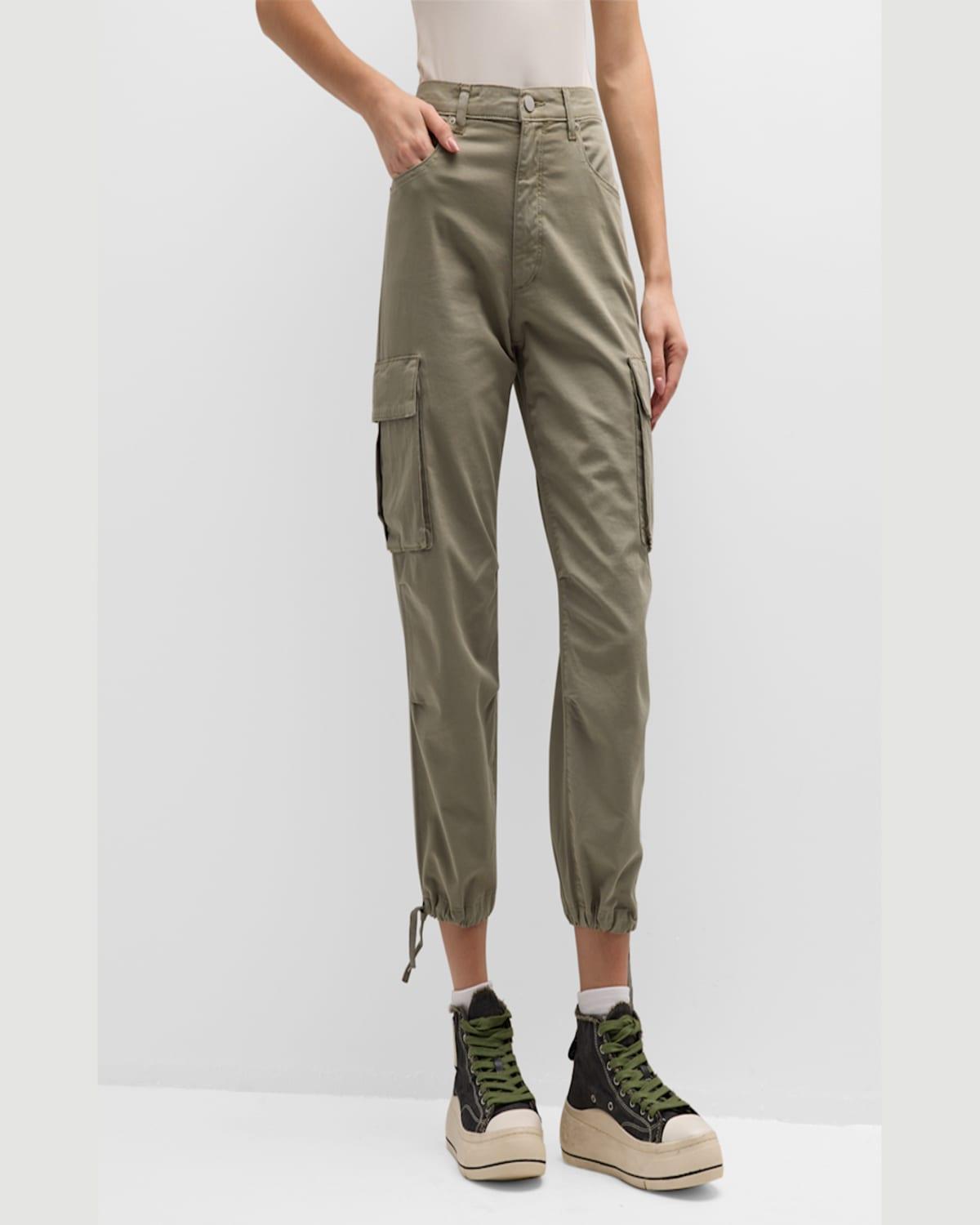 Gwen Straight Crop Cargo Joggers