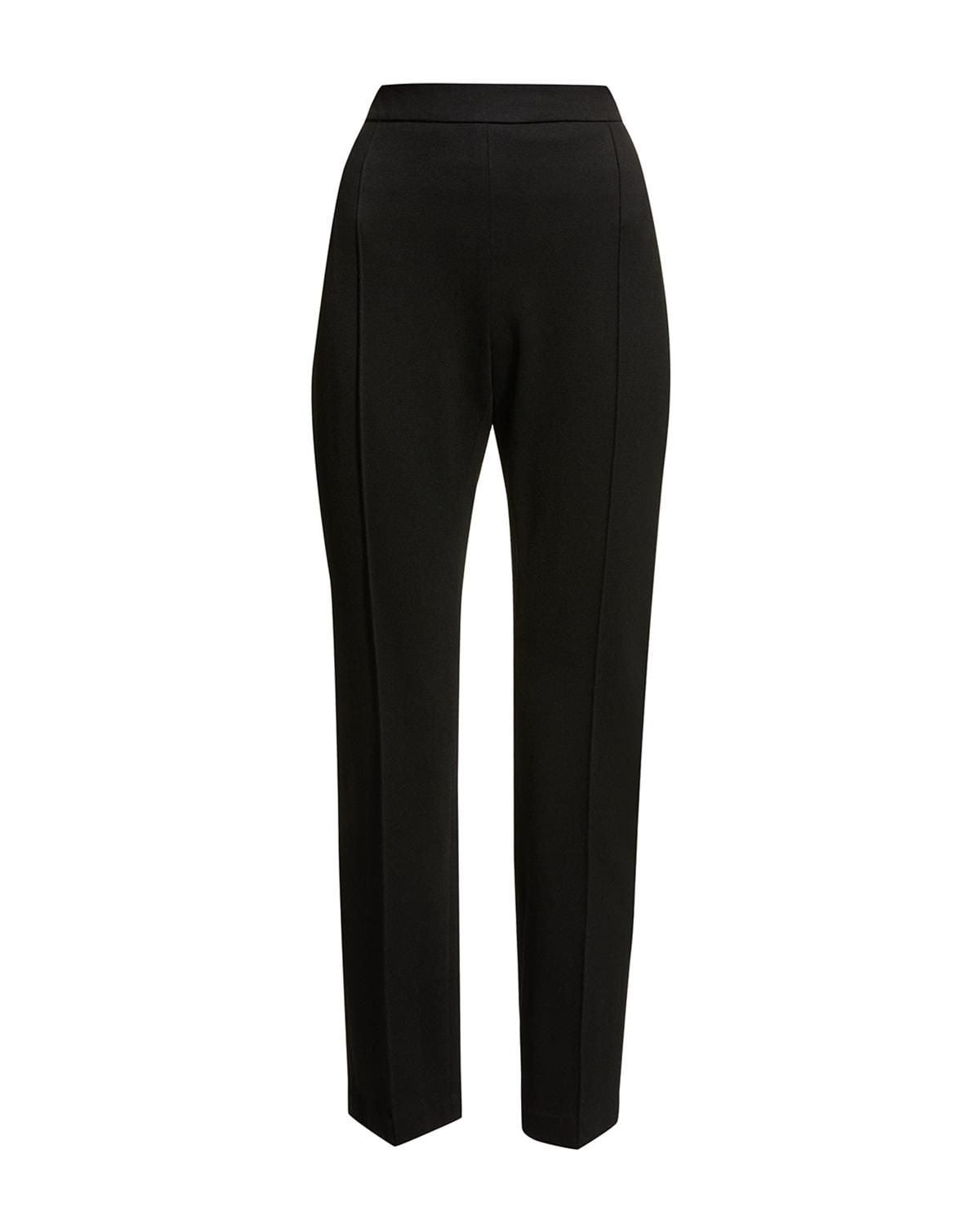 Slim-Leg Crop Pull-On Pants