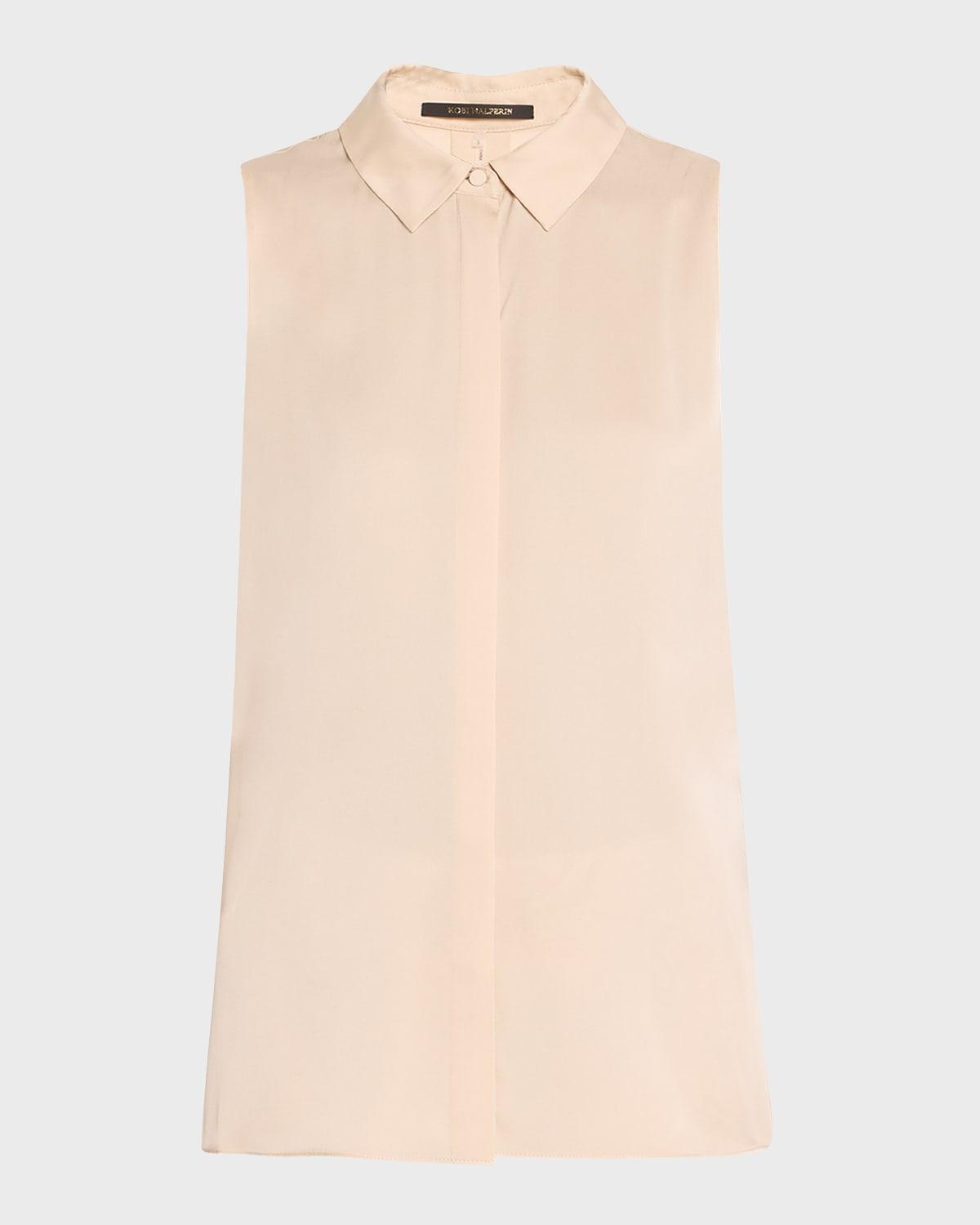 Celine Sleeveless Georgette Blouse