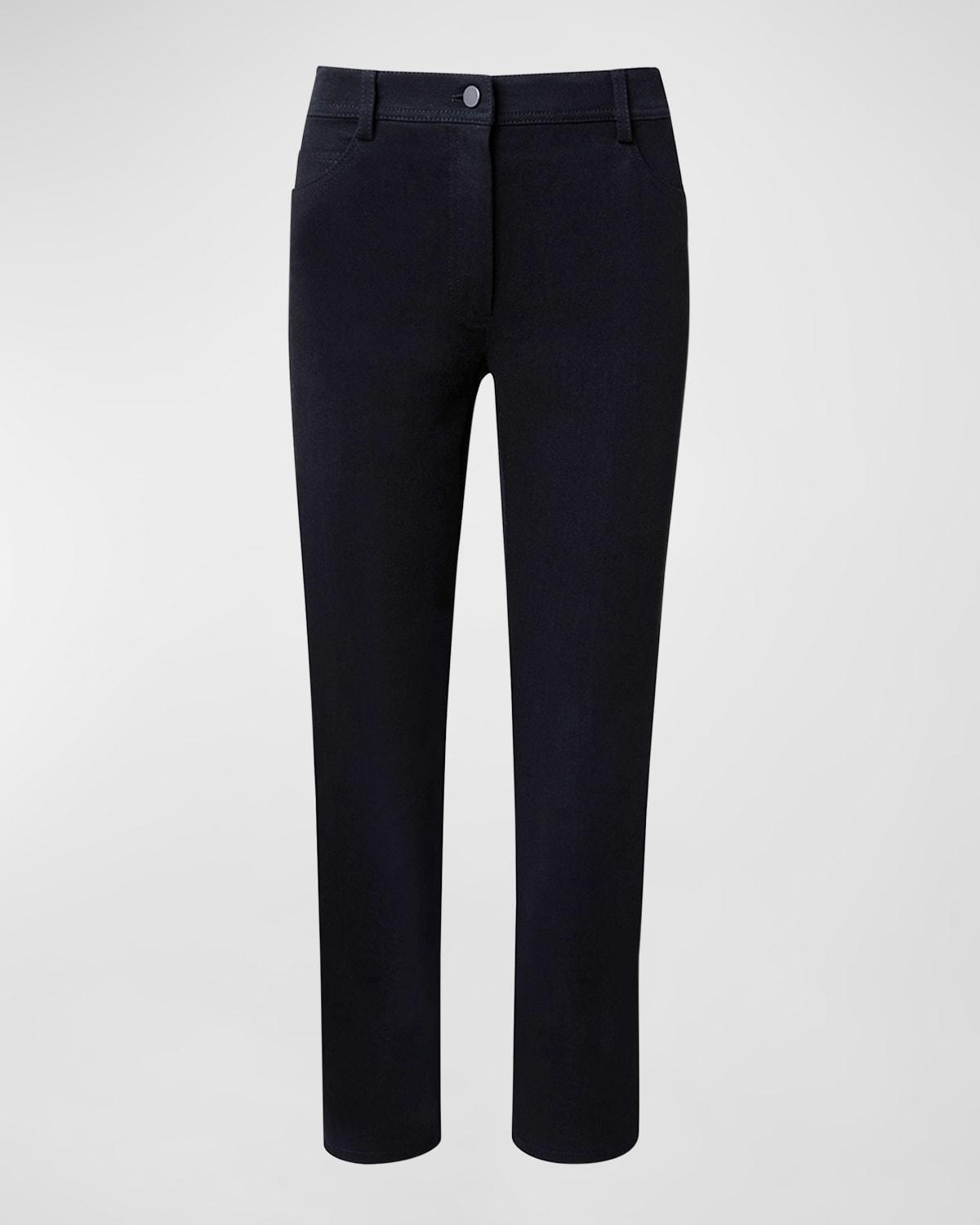 Maru Slim-Legs Ankle Stretch Denim Pants