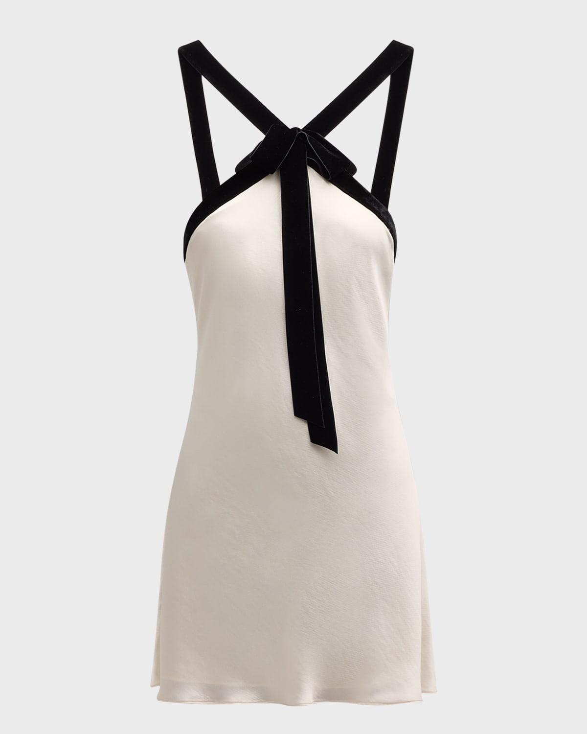 Elfreda Halter Mini Shift Dress 