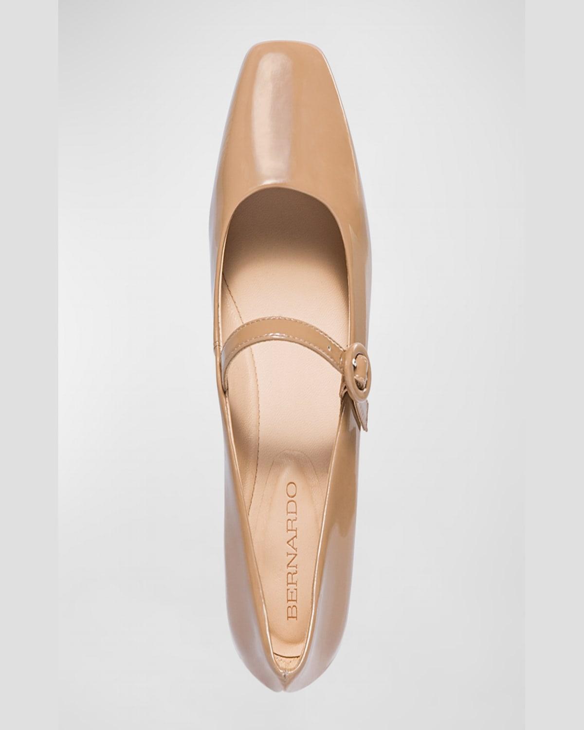 Patent Mary Jane Ballerina Flats