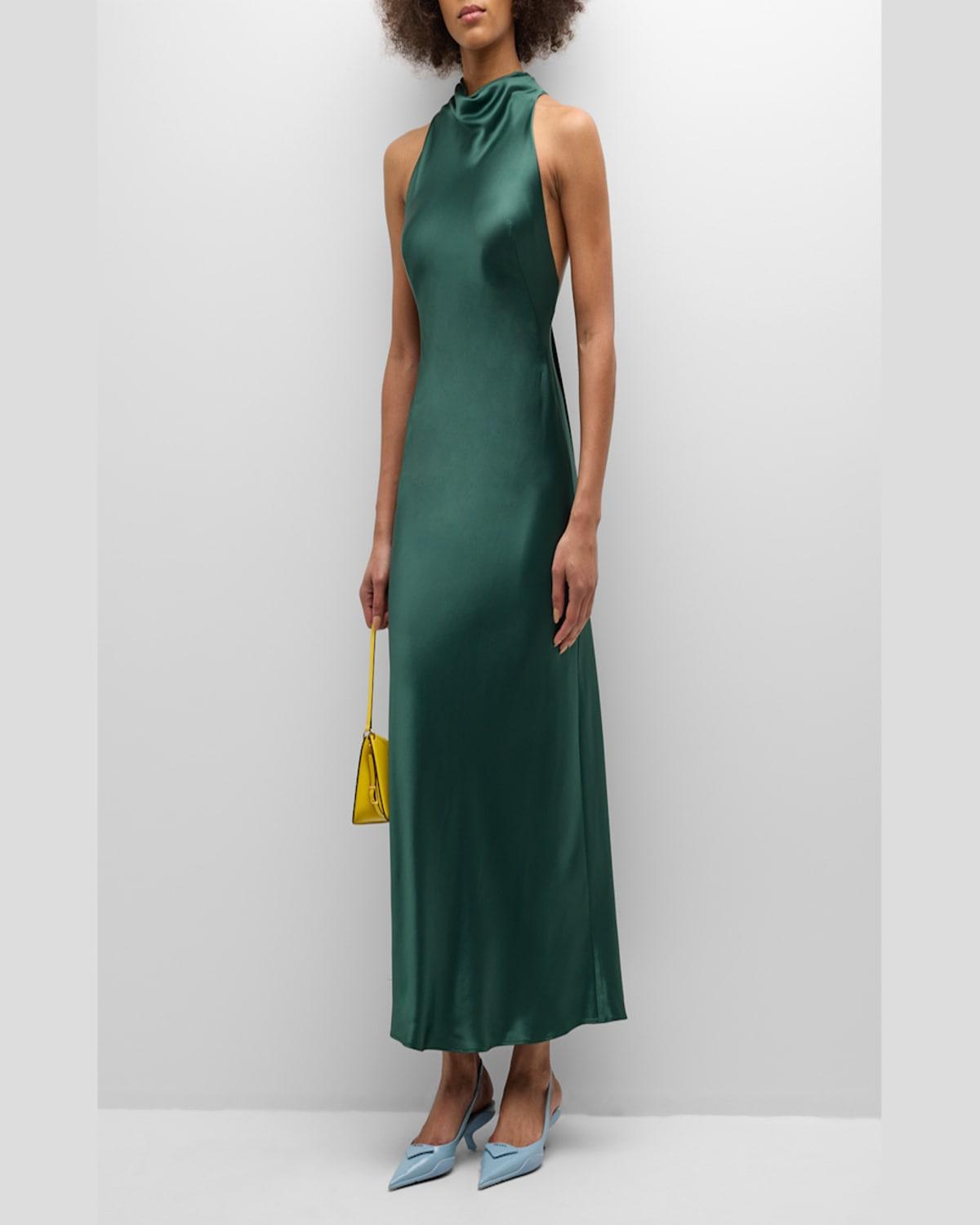 Cadell Cowl-Neck Midi Dress