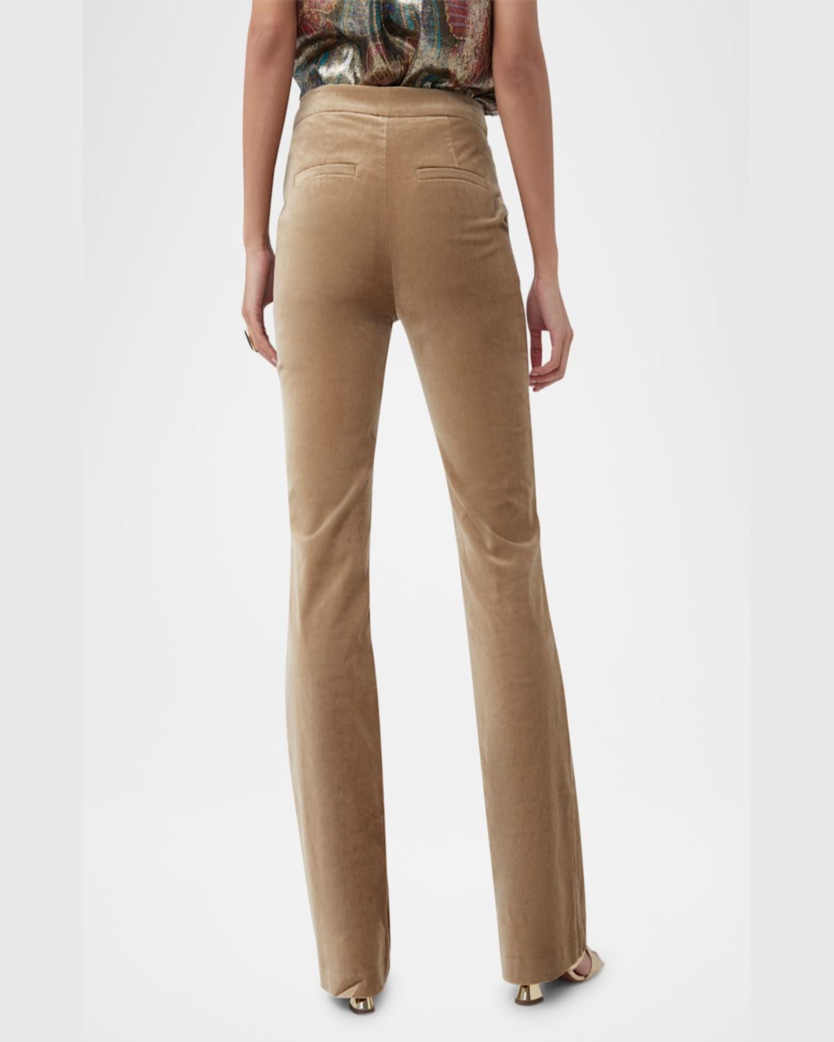 Westport Flare-Leg Velveteen Pants