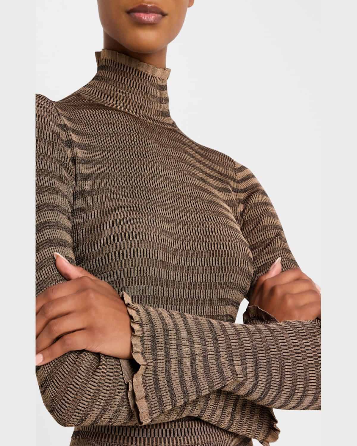 Phyllis Knit Turtleneck Top