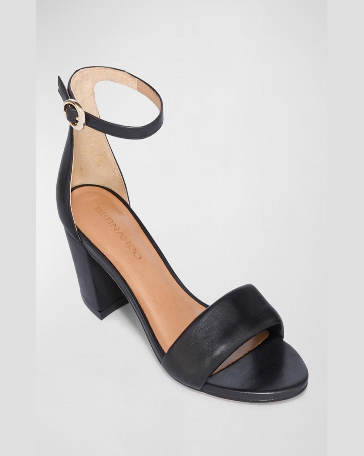 Bowie Leather Ankle-Strap Sandals