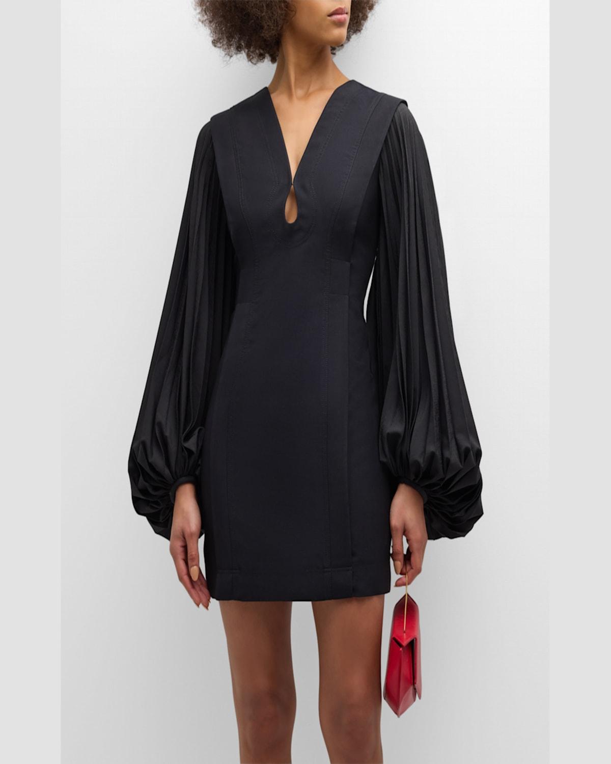 Theodore Long-Sleeve Mini Dress 